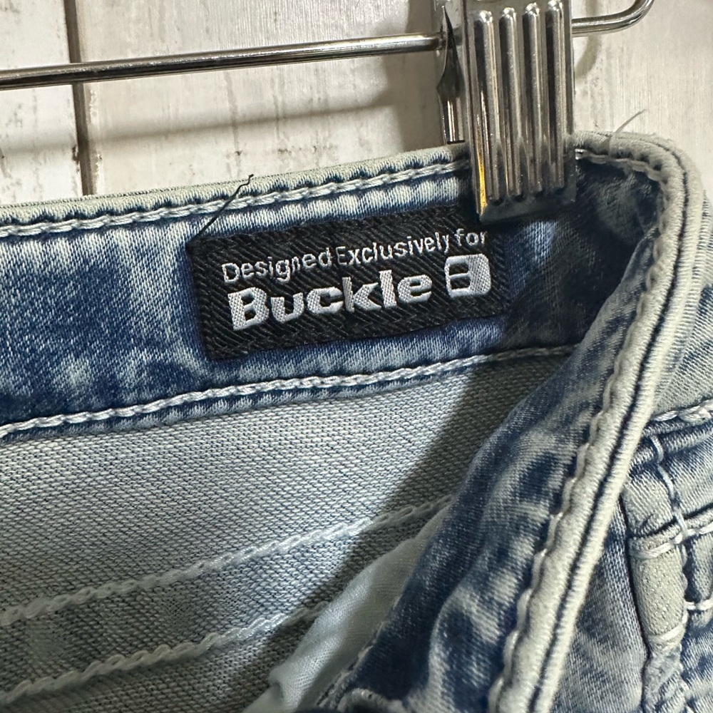 Salvage Light Blue Straight Relaxed Jeans Size 14r - Picture 9 of 10